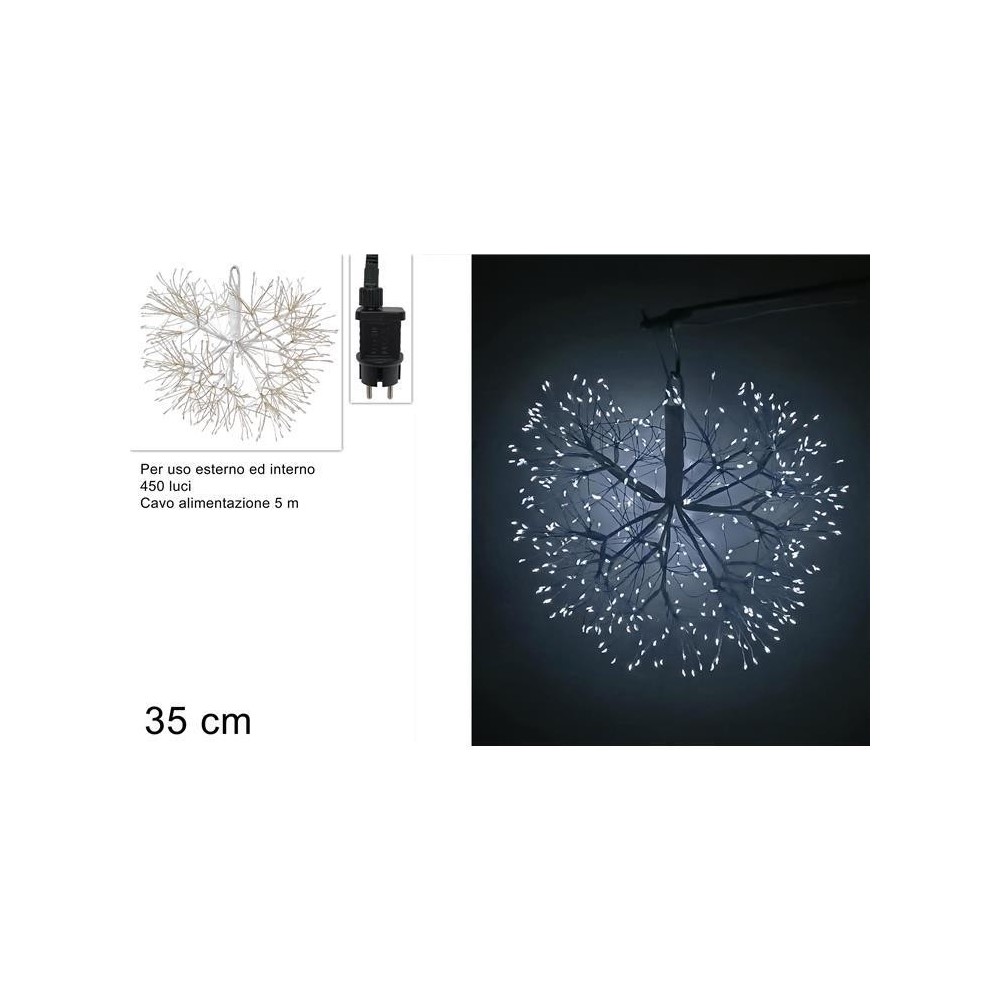 APPENDINO RAMI LUMINOSI 35CM 450LED BIANCO FREDDO